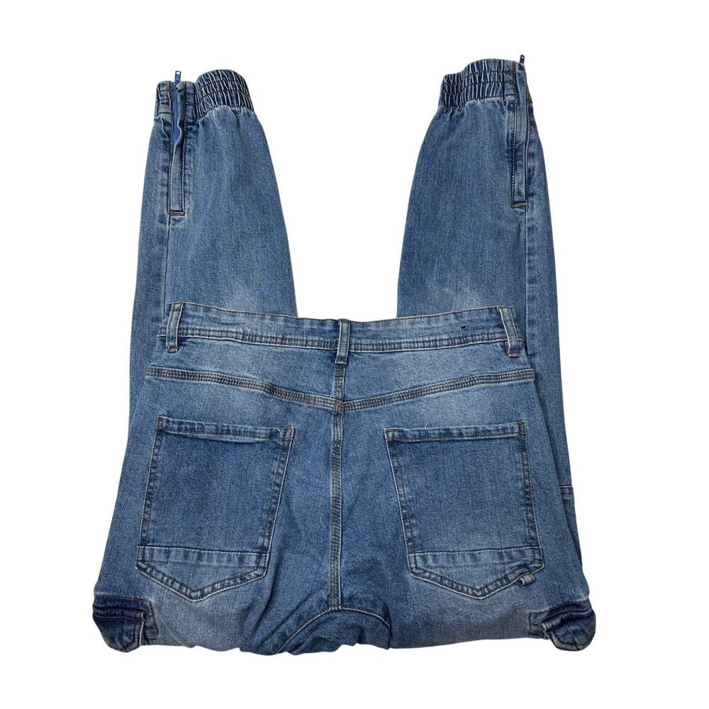 Cotton On Urban Jogger Cargo Denim Blue Wash Size 30 - Picture 4 of 11